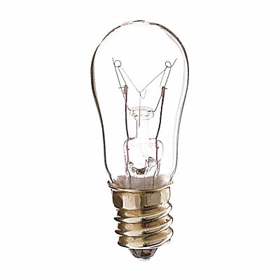 Bulb Incandescent 6W S6 Candelabra PK2