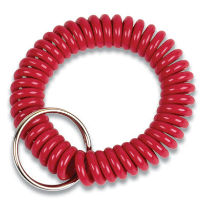 KEYCHAIN,WRSTCOIL12/PK,RD