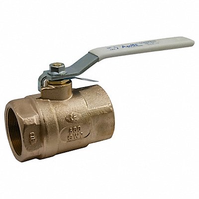 LF Bronze Ball Valve Inline FNPT 4 in