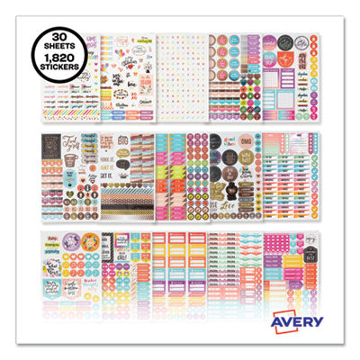 STICKERS,PLANNER,1820/PK