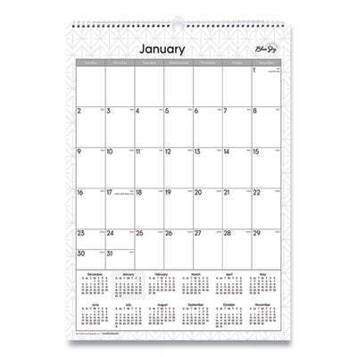 CALENDAR,WALL,12X17,RD