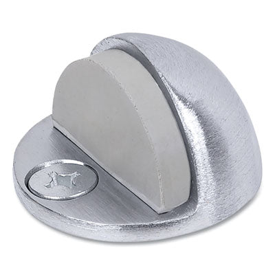 DOORSTOP,DOME,SATIN CHRM