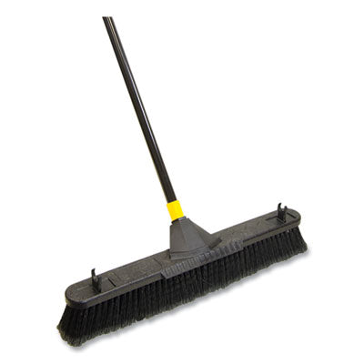 BROOM,PUSH,24",W/SCRAPER