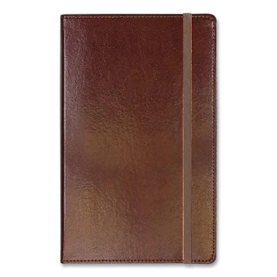 NOTEBOOK,LTHR,8.25X5.25,B