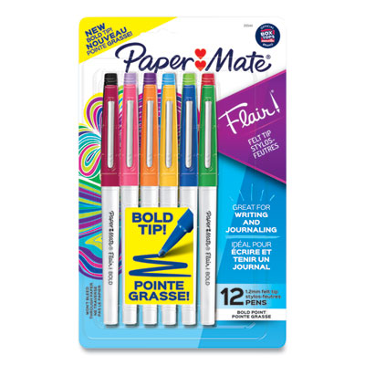 PEN,FLAIR BOLD 12CT,AST