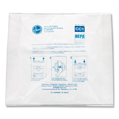 BAG,VAC,HEPA,10 EA/PK