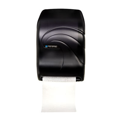 DISPENSER,H-TOWEL,W/LK,BK