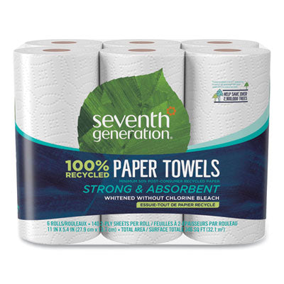 TOWEL,PAPER,RCYC,6/PK,WHT