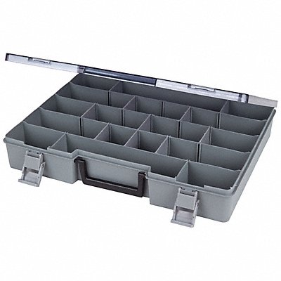 Compartment Box Snap Gray 15 1/2 in