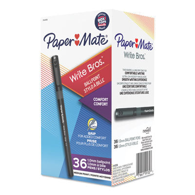 PEN,GRIP 1.0MM,36PK,BK