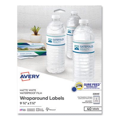 LABEL,WRAP,40/PK,WH