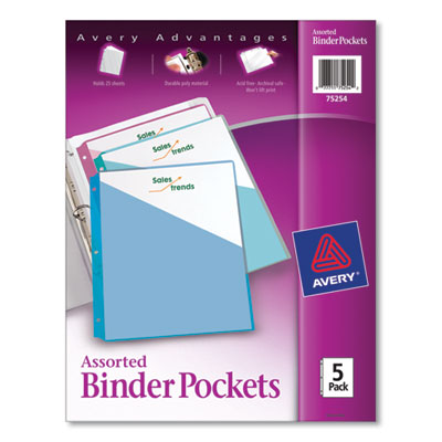 POCKET,BNDR 5PK,AST