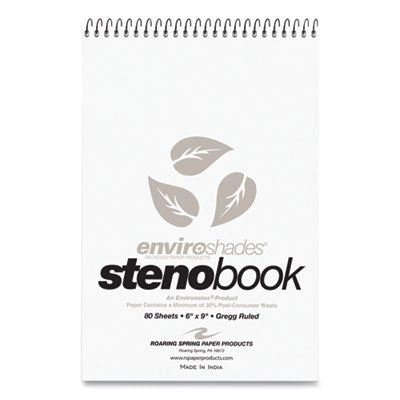 NOTEBOOK,STENO,6X9,GY