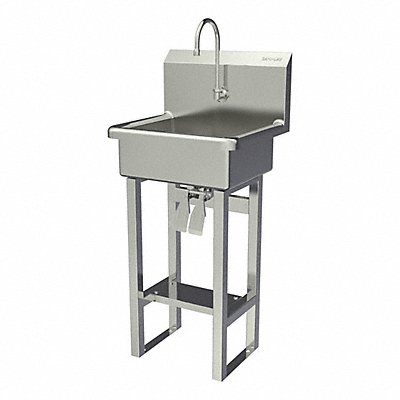 Freestanding Wash Stations with Faucets