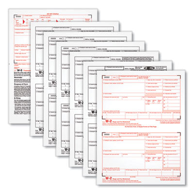 FORM,W-2,LASER-6PRT 50/PK