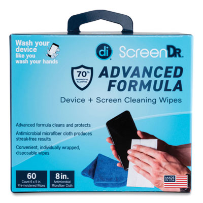 WIPES,WET,SCREEN,60/PK