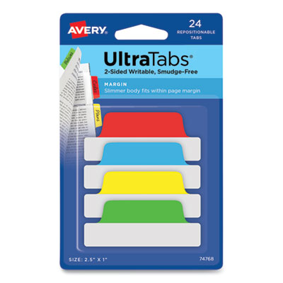 TAB,3.5"W,PRIM,24/PK,AST