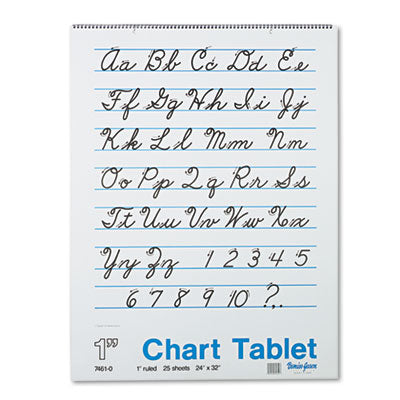 PAD,CHART24X32,1"RUL,25SH