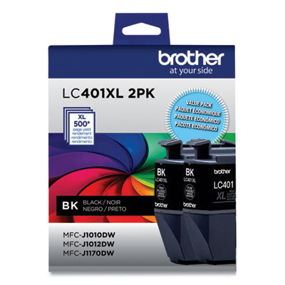 INKCART,LC401,HY,2PK,BK