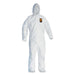 COVERALL,REFLEX,2XL,25,WH