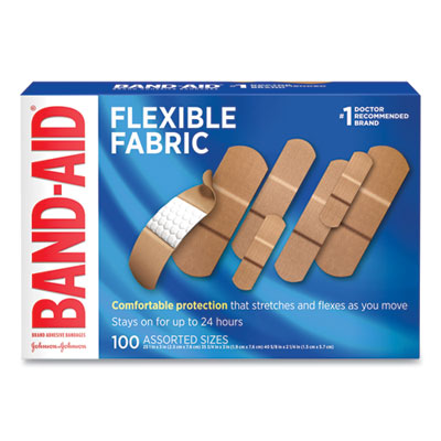 BANDAGES,BANDAID FLEX,100