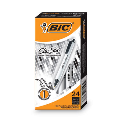 PEN,CLIC,STIC,RET,24PK,BK