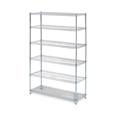 SHELVING,WIRE,6S,48X18,SV