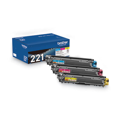 TONER,TN-221,3PK,CMY