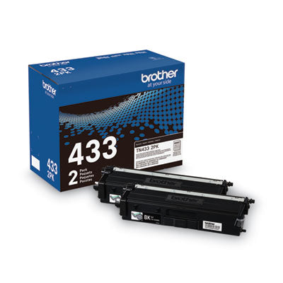 TONER,TN433,2PK,BK