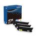 TONER,TN431,3PK,CMY