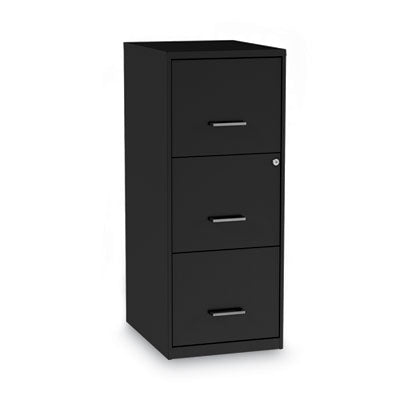 CABINET,3 DRAWER VERTI,BK