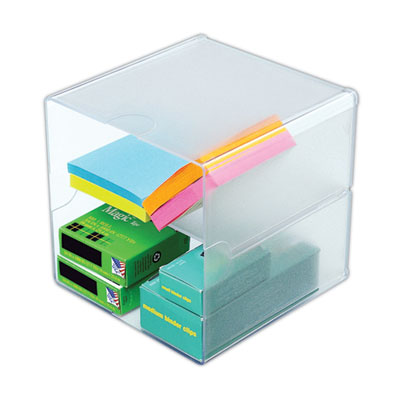 CUBE,DIV CUBE W CLIPS,CLR