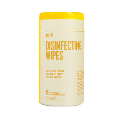 WIPES,DISINF,LMN,75,6/CT