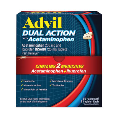 TABLET,ADVIL,125MG,2PK,50