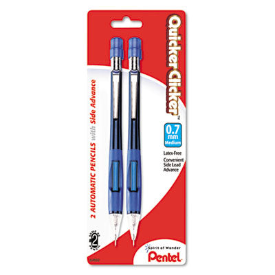 PENCIL,QRCLKR,.7 AST 2/PK