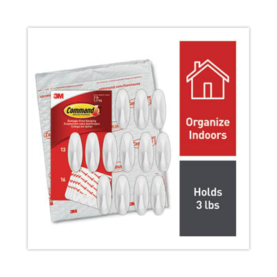 HOOK,DESIGNR,MD,13PK,WH