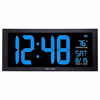 Clock Jumbo Calendar Digit Indoor Tem