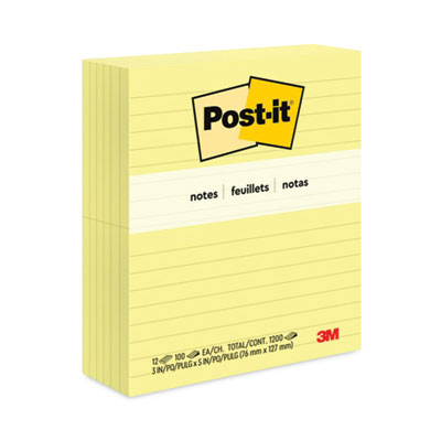 NOTE,PSTIT,RLD3X5,12PK,YW