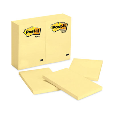 NOTE,POST-IT,4X6,12/PK,YW