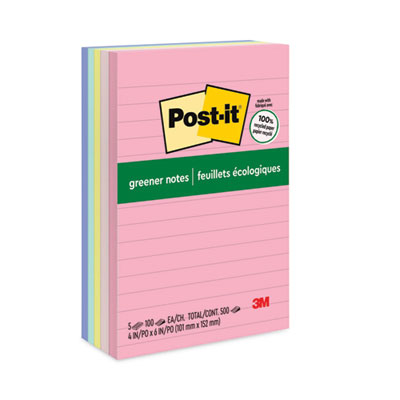 NOTE,POST,IT,4X6,5/PK,AST