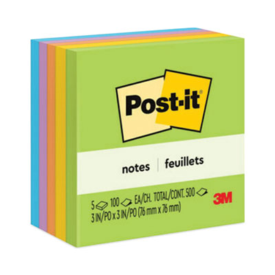 NOTE,PST-IT,3X3,5/PK,AST