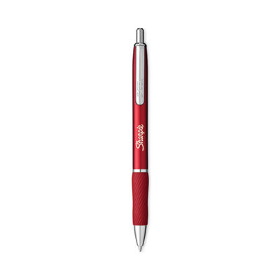 PEN,SGEL RED METAL,4/PK