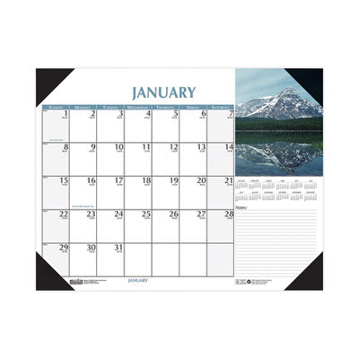 CALENDAR,SCENIC DESK PAD