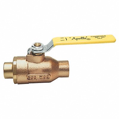 Bronze Ball Valve Inline Sweat 3/4 in