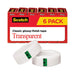 TAPE,TRANS,6-PACK,CR