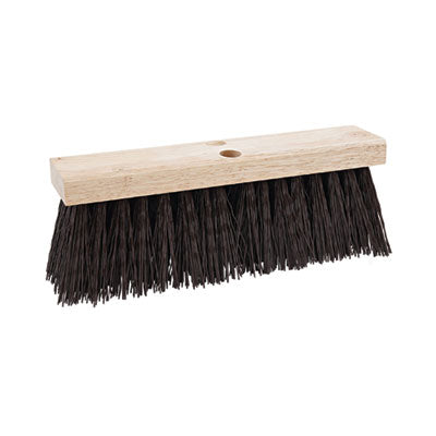 BROOM,PLAS,16" BROWN