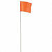 Glo Orange Flag Stakes 2.5 in x 3.5 in