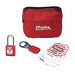 Personal Lockout Kit with Pouch Red