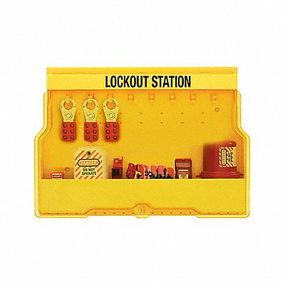 Unfilled Lockout Station w/Cover Plastic