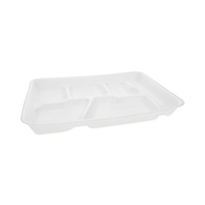 TRAY,6-COMP,SCHL LUNCH,WH